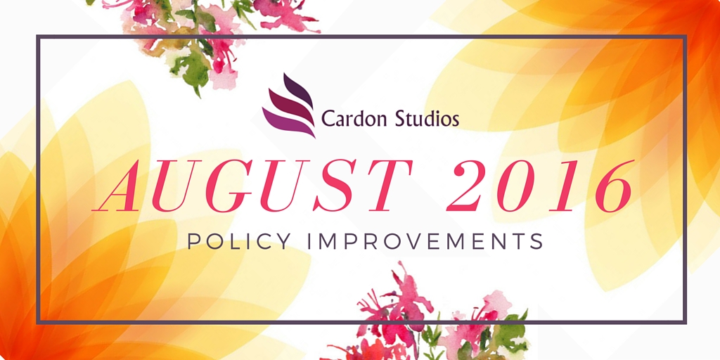 August 2016 Improvements