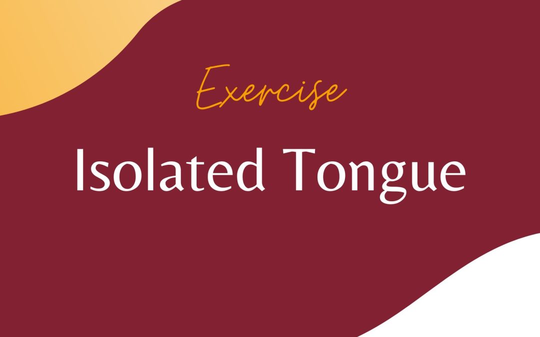 Isolated Tongue